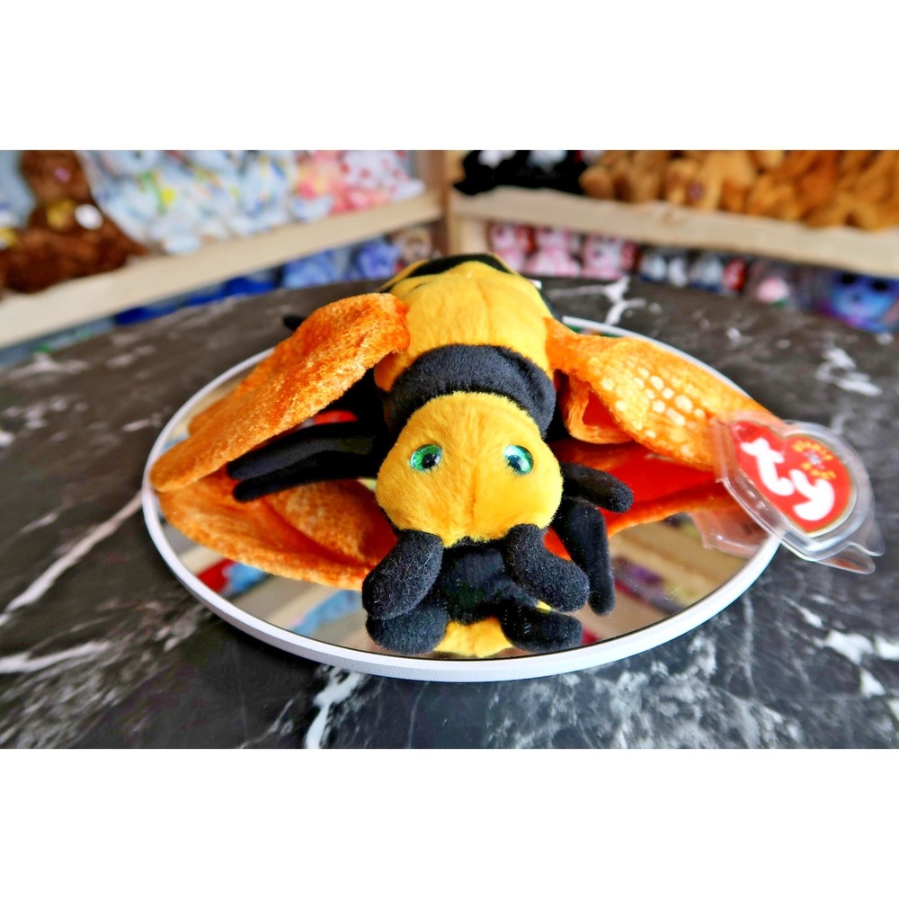 TY Beanie Baby - Buzzie the Bumble‎ Bee | MWMT | Vintage | Rare